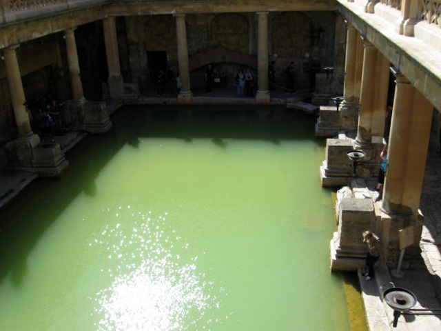 The Great Bath. Today, while visitors can see the Baths, they cannot enter the water, which is maintained at around 32°C.