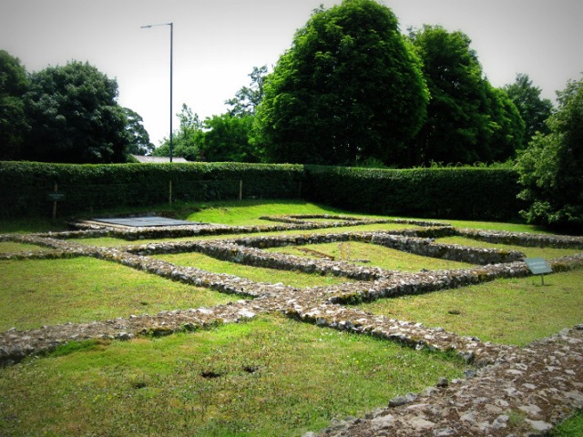 Remains of a Roman Villa, excavated near the site of the Roman Theatre.