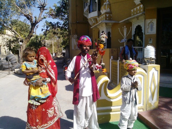 The musicians at Chittorgarh