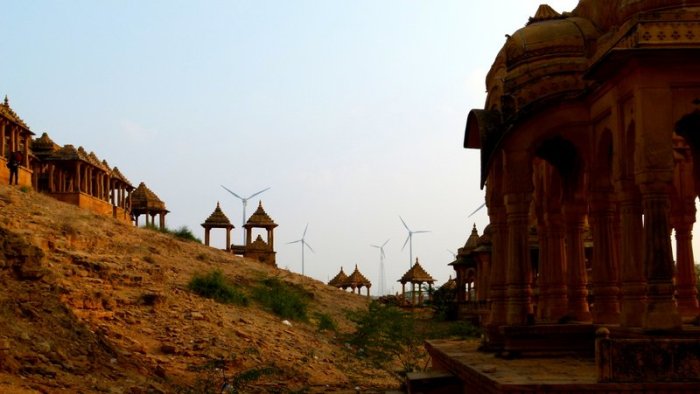 Royal Hindu Cenotaphs, Rajasthan, Jaisalmer, Bada Bagh
