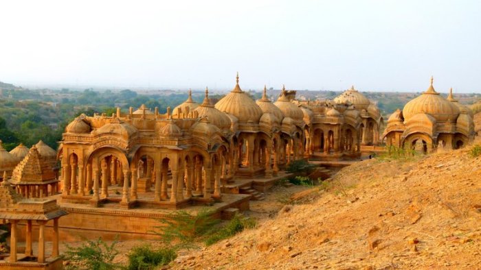 Royal Hindu Cenotaphs, Rajasthan, Jaisalmer, Bada Bagh