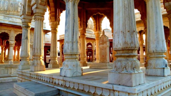 Hindu cenotaphs, Rajastha, Bikaner