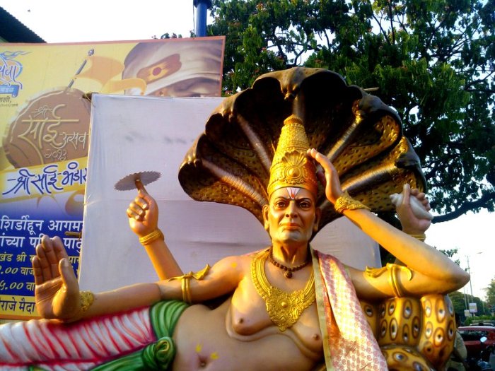Lord Vishnu. Sheshanag