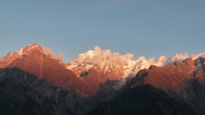Kinner Kailash, Sunset, Kalpa, Himachal Pradesh, The Grand Shanri-La