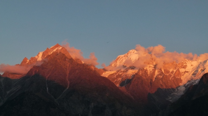 Kinner Kailash, Sunset, Kalpa, Himachal Pradesh, The Grand Shanri-La