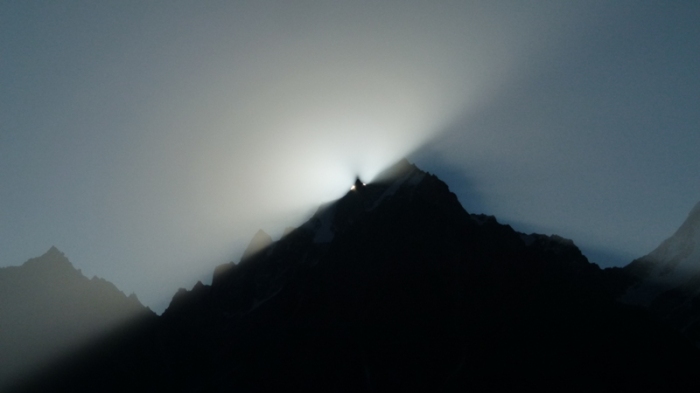 Kinner Kailash, sunrise, Kalpa, Himachal Pradesh, The Grand Shanri-La