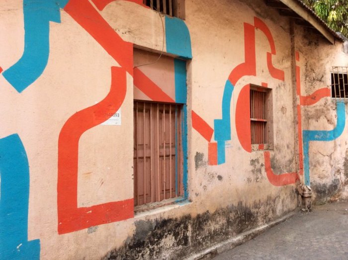 Nagrana Lane, Street Art, Graffiti Art, Bandra, Mumbai Ink Brush N Me