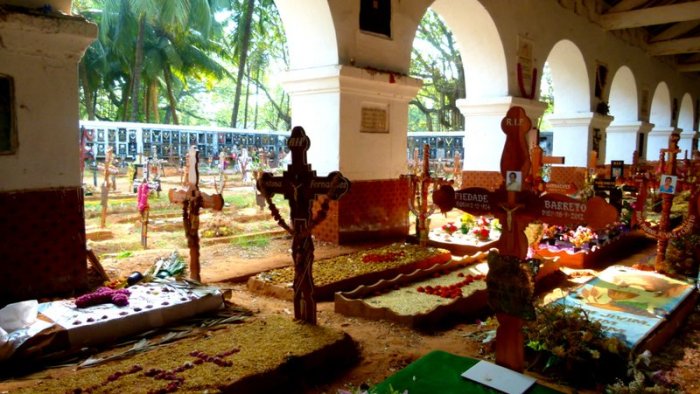 Colva Cemetery, Graveyard, Colva, Goa, Travel