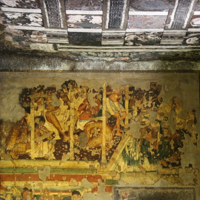 Ajanta Caves, Buddhist paintings, Murals