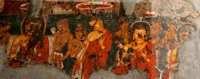 Ajanta Caves, Buddhist paintings, Murals