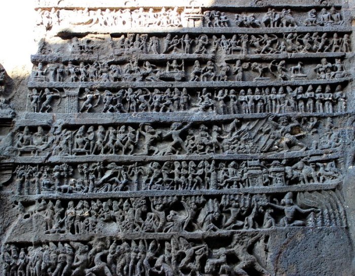 Ellora Caves, Sculptures, Indian Art, Aurangabad, UNESCO World Heritage Site
