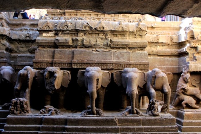 Ellora Caves, Sculptures, Indian Art, Aurangabad, UNESCO World Heritage Site
