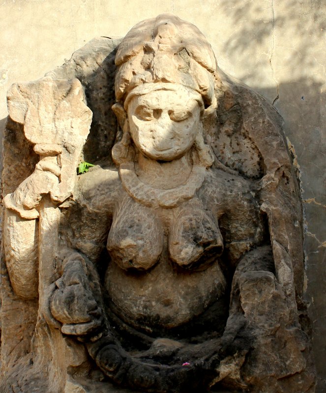 Kali idol, Amter Mata Temple, Vadnagar, Travel, Tantric