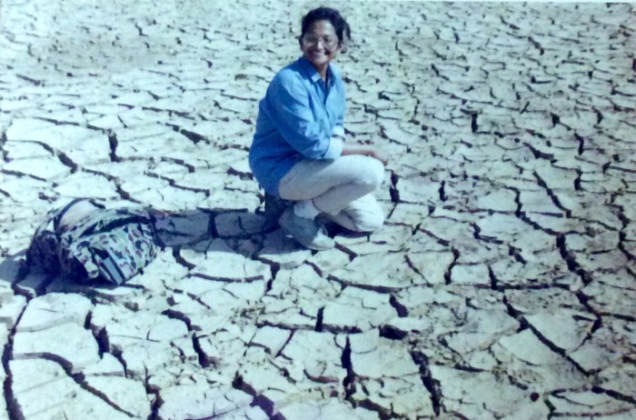 Bhuj, Smainarayan Talav, Mandvi Road, Geology field work, Summer of 1992, Sudha Ganapathi