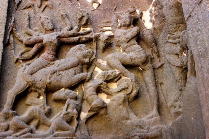 Durga, Mahisasuramardini, Hindu Mythology, Indian Art, Indian Aesthetics