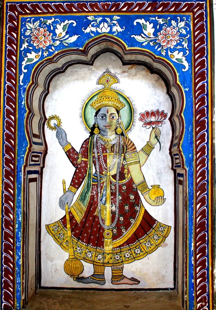 Vaikuntha Kamalaja, Vasudeva Kamalaja, Vasudeva Lakshmi, Composite form of Vishnu and Lakshmi Ramnath Poddar Haceli Museum