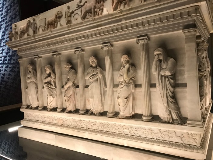 Sarcophagus of Mourning Women, Istanbul Atchaeolohical Museums, Imperial Loot of Ottoman Empire, Turkey